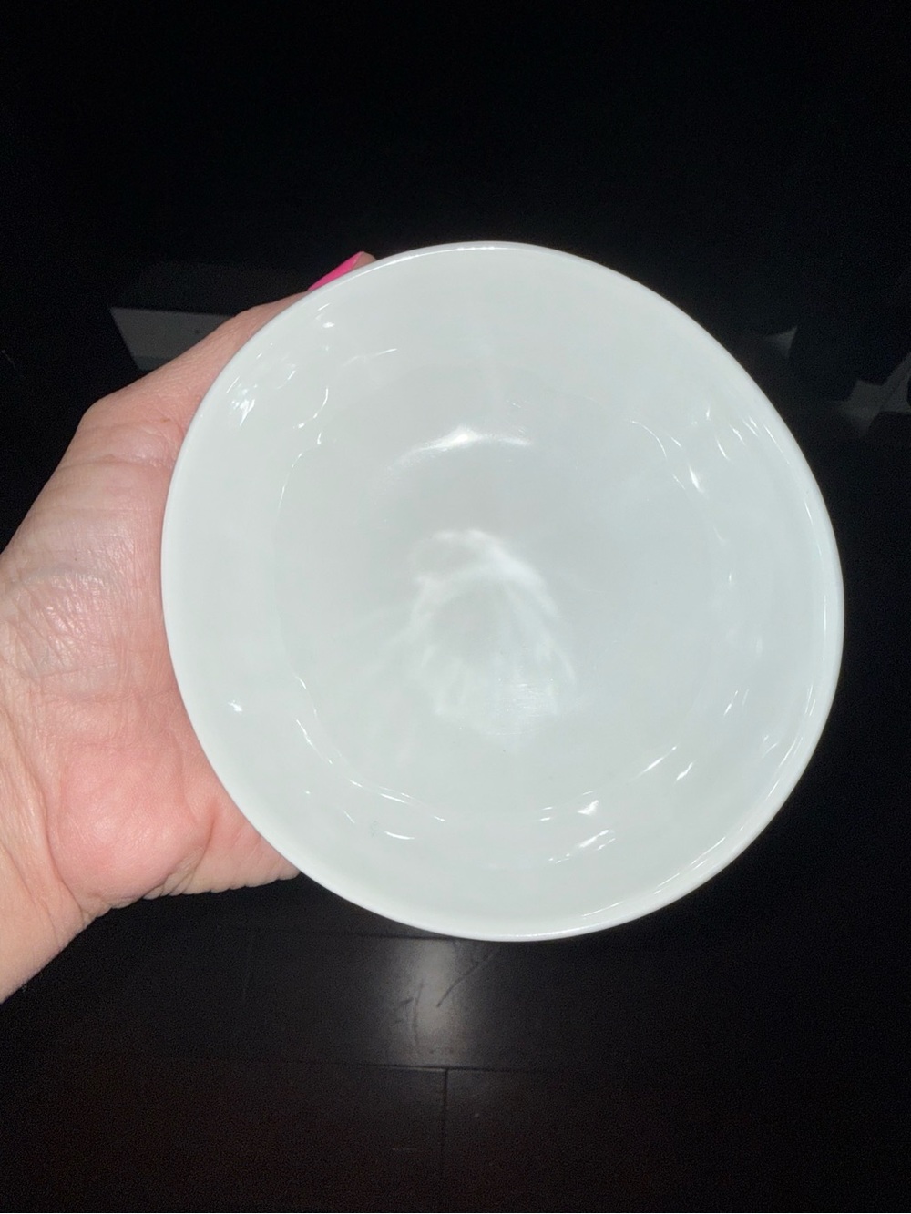 Crate&Barrel White Ceramic Serving Bowl